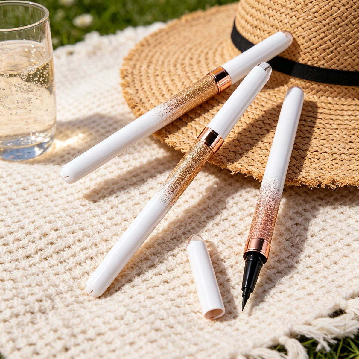 π€ Precision Eyeliner | Fine-Tip Liquid Formula | Daily Beauty | Makeup Lovers | Golden Glam