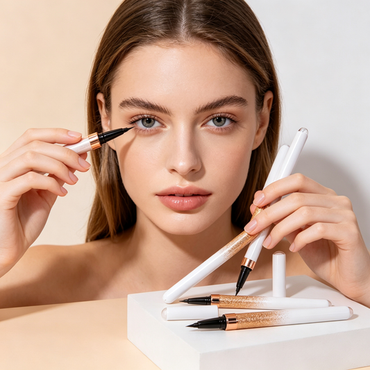 🖤 Precision Eyeliner | Fine-Tip Liquid Formula | Daily Beauty | Makeup Lovers | Golden Glam